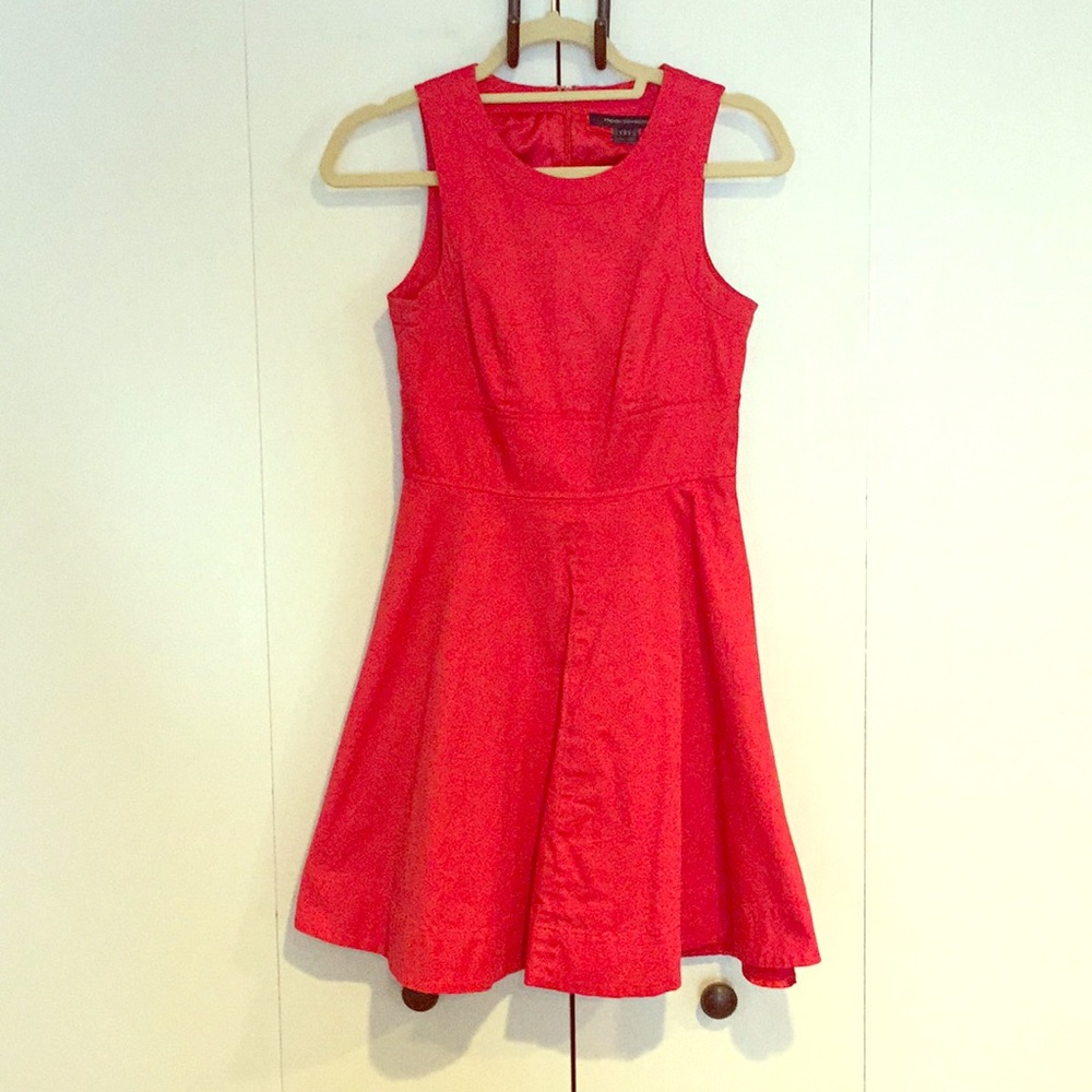 Hot Pink Fit & Flare Dress
